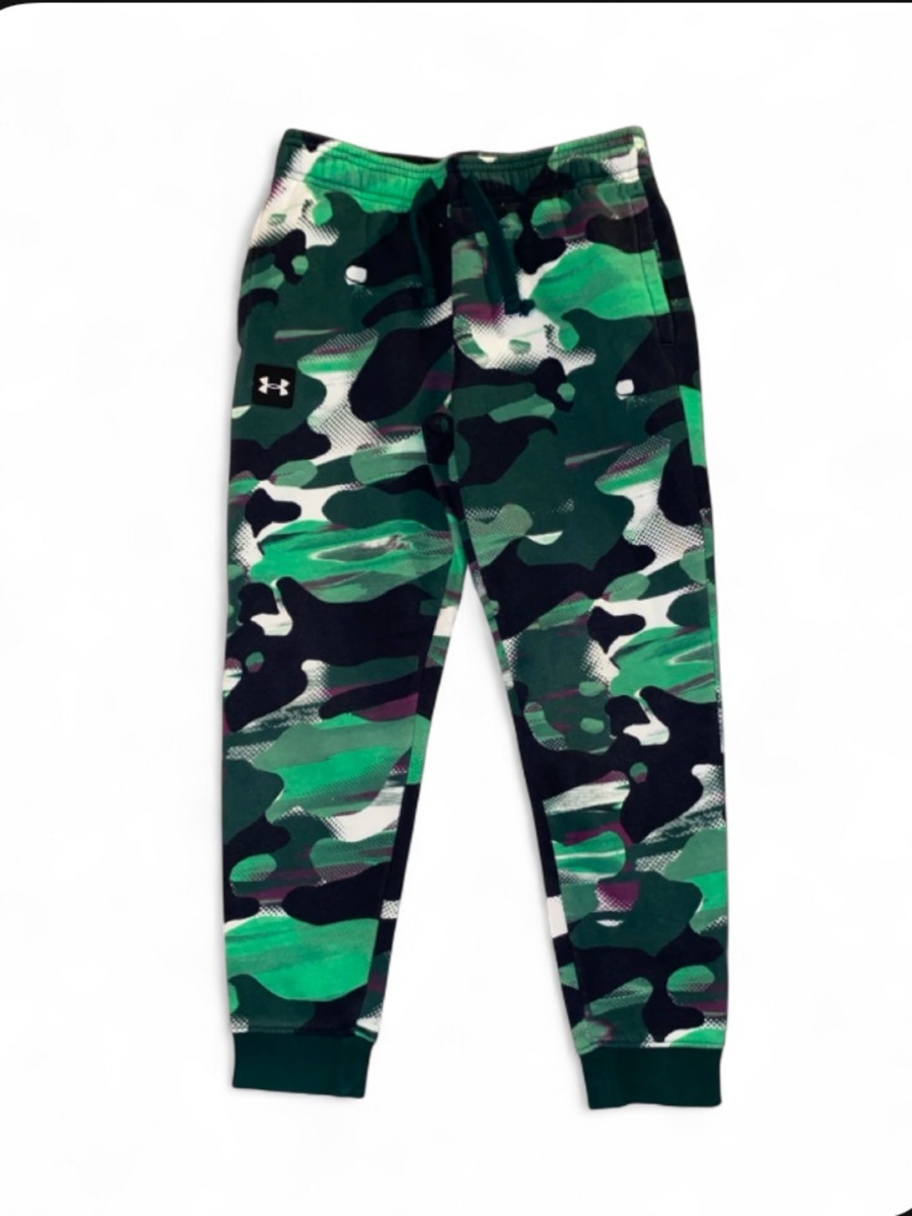 Under Armour Green Camo Kids' Jogger Sweatpants
